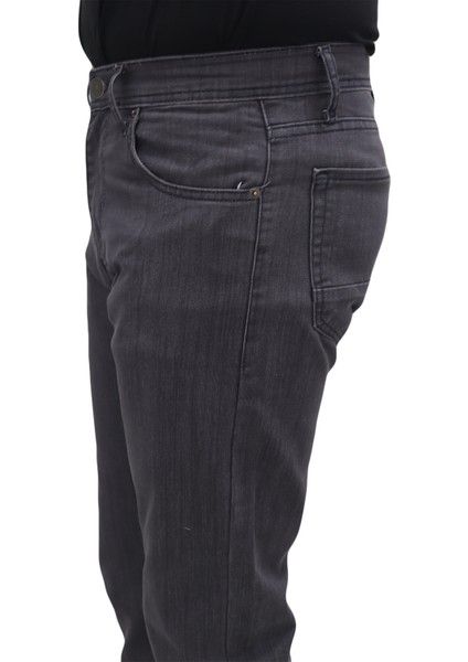 Fistan Store Erkek Füme Normal Bel Dar Kesim Boru Paça Jean Pantolon modelleri