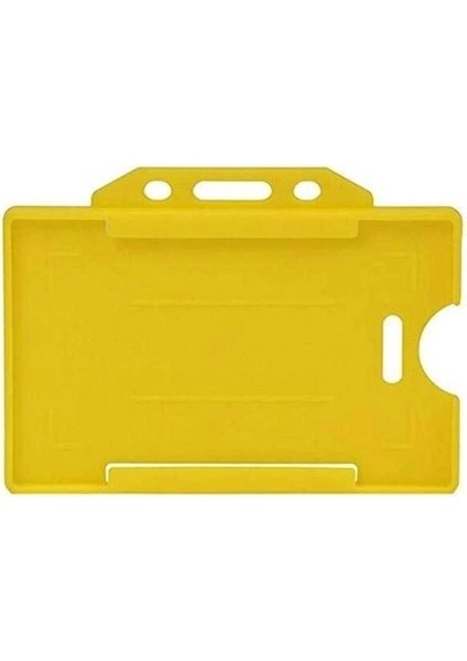 Kart Muhafaza Yatay Sarı KOD:15323017 (50 Li Pk)
