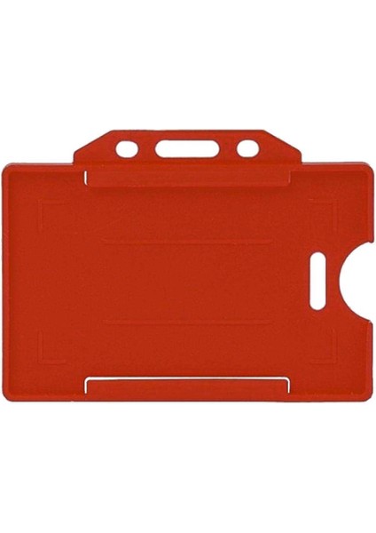 Kart Muhafaza Yatay Kırmızı KOD:15323014 (50 'li Pk)