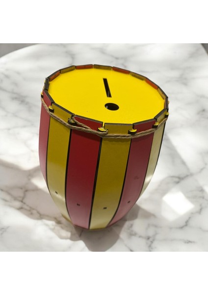 Ahşap Fıçı Kumbara | Mdf Dekoratif Kumbara - El Yapımı Mdf Kumbara | Dekoratif Kumbara