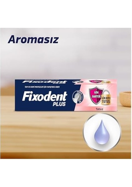 Plus Gıda Bariyeri Diş Protezi Yapıştırıcı Krem 40 G 3lü Paket fiyatları