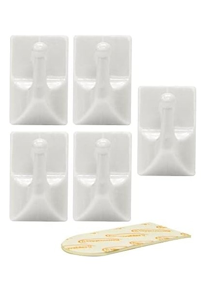 61330 5 Pc 30 x 20 mm Removable Adhesive Hooks fiyatları