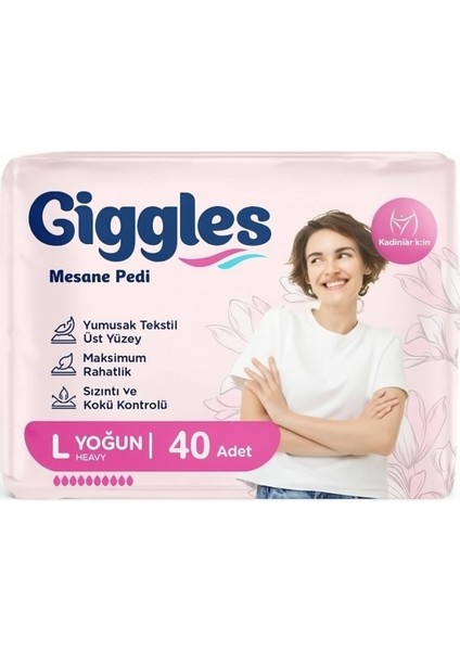 Kadın Mesane Pedi Large 40 Adet