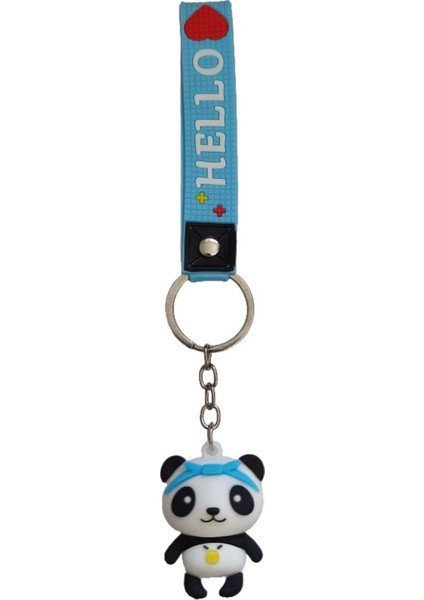 Mini Anahtarlık Sevimli Panda Karakter Figür Adet