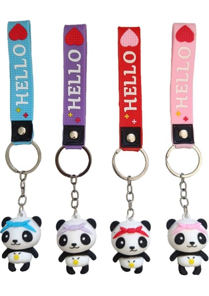Mini Anahtarlık Sevimli Panda Karakter Figür Adet fiyatları