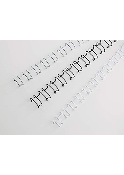 Multibind Cilt Telleri, A4, 21 Spiralli Ciltleme Makineleri Için Uygun, Siyah, 8 Mm, 100'LÜ Paket, IB165184 modelleri