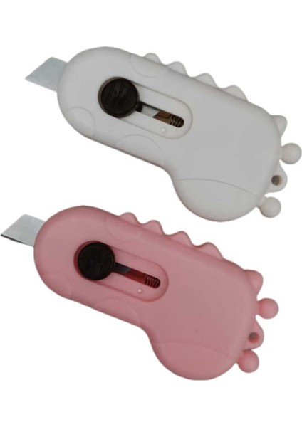 Mini Maket Bıçağı Anahtarlık Otomotik 2'li