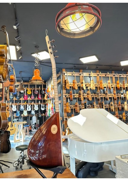 Kısa Sap Tam Profesyonel Ardıç Bağlama 39 Tekne Jak Girişli fırsatları