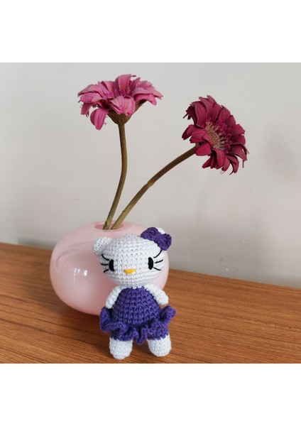 Sevımlı Kedi Kawaii Moru