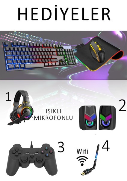 N36X ( PUBG,GTA 5) Ryzen 5 5500 16GB 1TB HDD,256GB SSD,RX550 4GB,23.8"Masaüstü Oyuncu Bilgisayar fiyatları