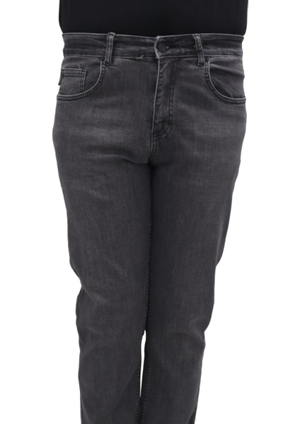 Fistan Store Erkek Füme Normal Bel Normal Kesim Boru Paça Büyük Beden Jean Pantolon fiyatları