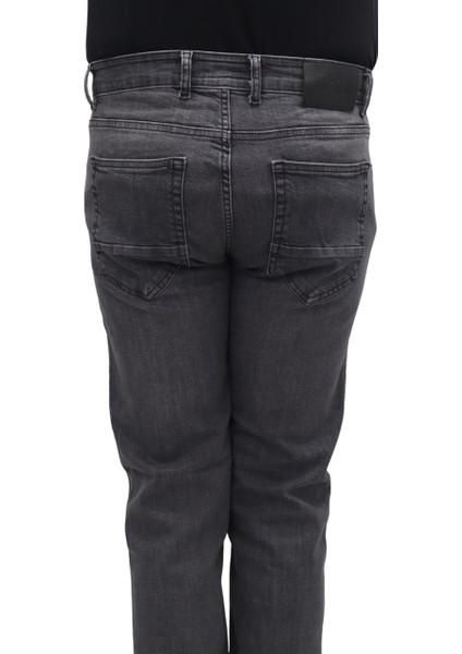 Fistan Store Erkek Füme Normal Bel Normal Kesim Boru Paça Büyük Beden Jean Pantolon indirimleri
