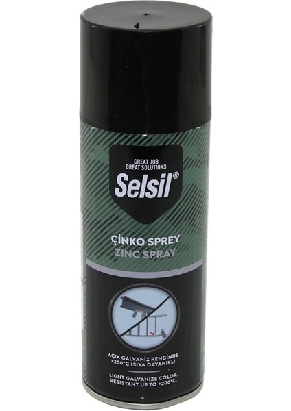 Selsil TAB-442 Çinko=açık Galvaniz Renk Sprey Boya 400ML (4887)