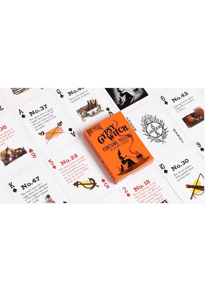 Gypsy Witch Oyun Kağıdı Limited Edition Koleksiyonluk Iskambil Kartları Destesi modelleri