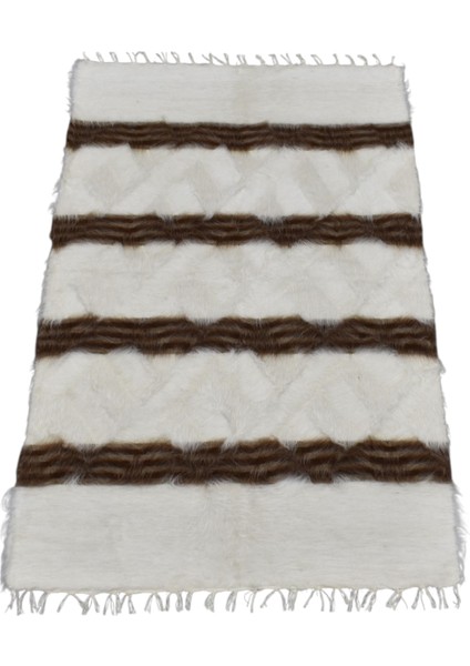 Yeni El Dokuma Eşsiz Tiftik Yün Siirt Kilimi 6253