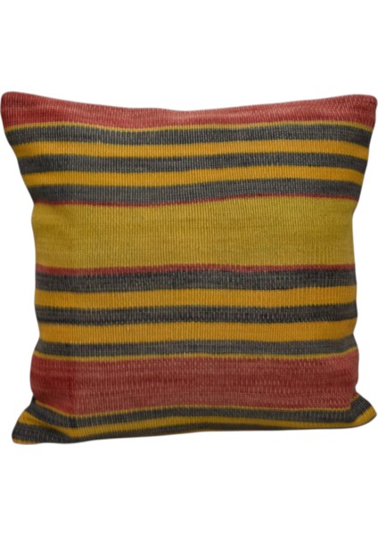 Yeni El Dokuma Dekoratif Kilim Kırlent Yastık Kılıfı 6023