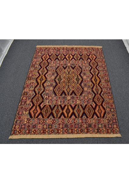Yeni El Dokuma Emsalsiz Iran Acem Ince Sumak Yün Kilim 6252 fırsatları