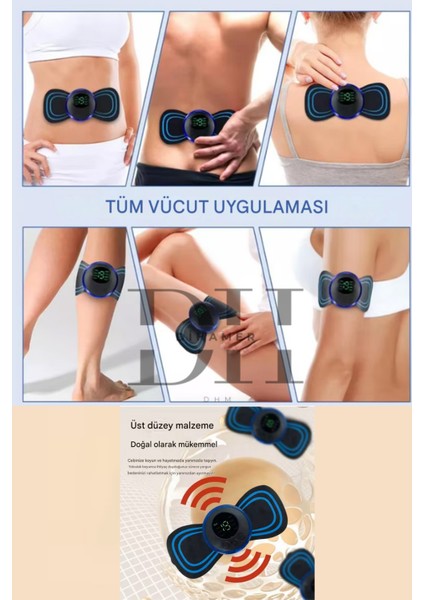 Düşük Dereceli 19 Seviye 8 Modlu Masaj Aleti Kelebek