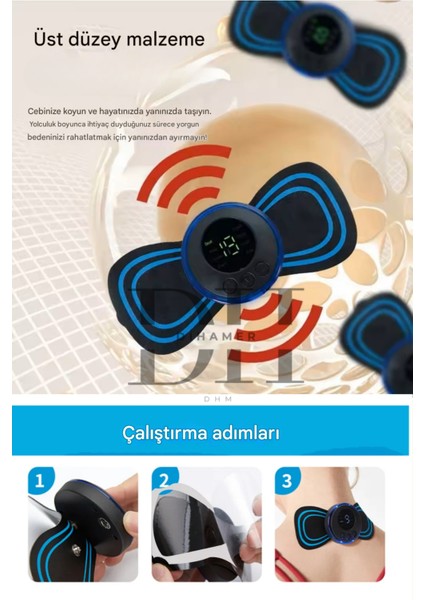 Düşük Dereceli 19 Seviye 8 Modlu Masaj Aleti Kelebek