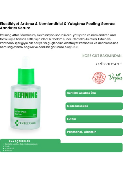 Cilt Elastikiyetini Artıran& Yenileyici & Onarıcı & Yatıştırıcı Refining Peeling Bakım Seti modelleri