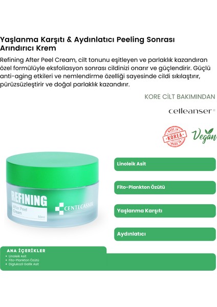 Cilt Elastikiyetini Artıran& Yenileyici & Onarıcı & Yatıştırıcı Refining Peeling Bakım Seti fırsatları