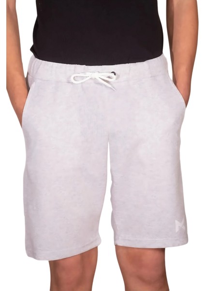 Gri Erkek Pamuklu Şort Çift Cepli fiyatları