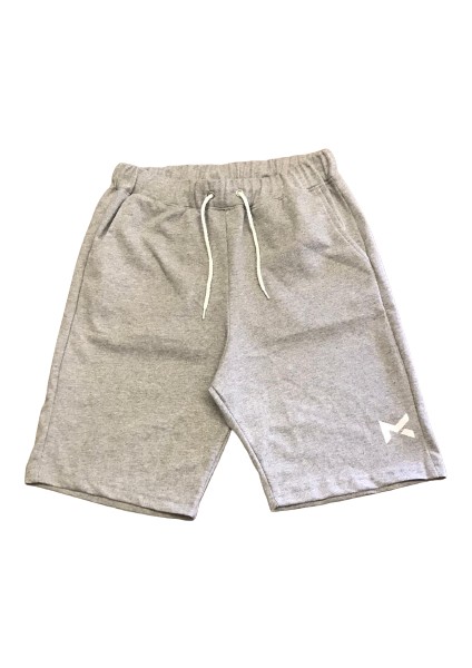 Gri Erkek Pamuklu Şort Çift Cepli modelleri