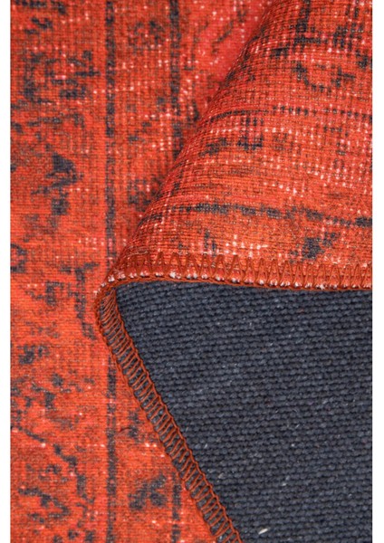 Armagh Klasik Kırmızı Polyester Dikdörtgen Modern Desenli Pamuk Makinada Yıkanabilir Hav Toz Vermez Leke Tutmayan Kaymaz Taban Dijital Makine Baskı Salon Yolluk Mutfak Halı fiyatları