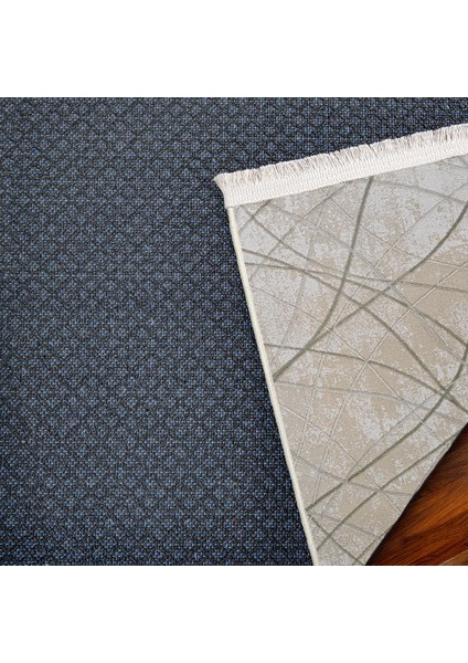 Geometrik Gri Pamuk Dikdörtgen Modern Desenli Pamuk Makinada Yıkanabilir Hav Toz Vermez Leke Tutmayan Kaymaz Taban Dijital Makine Baskı Salon Yolluk Mutfak Halı indirimleri