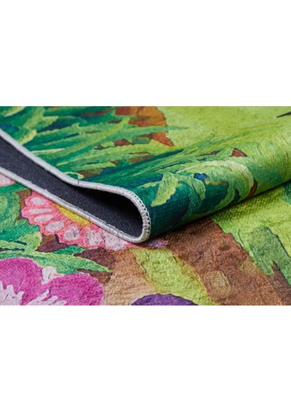 Castellon Figürlü Mavi Pamuk Dikdörtgen Modern Desenli Pamuk Makinada Yıkanabilir Hav Toz Vermez Leke Tutmayan Kaymaz Taban Dijital Makine Baskı Salon Yolluk Mutfak Halı modelleri