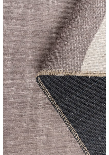 Mnemba Modern Krem Polyester Dikdörtgen Modern Desenli Pamuk Makinada Yıkanabilir Hav Toz Vermez Leke Tutmayan Kaymaz Taban Dijital Makine Baskı Salon Yolluk Mutfak Halı fırsatları