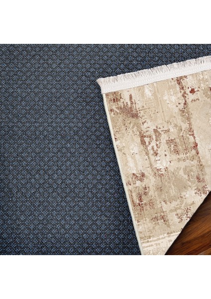 Bej Modern Etnik Desenli Pamuk Makinada Yıkanabilir Hav Toz Vermez Leke Tutmayan Kaymaz Taban Dijital Makine Baskı Salon Yolluk Mutfak Halı indirimleri