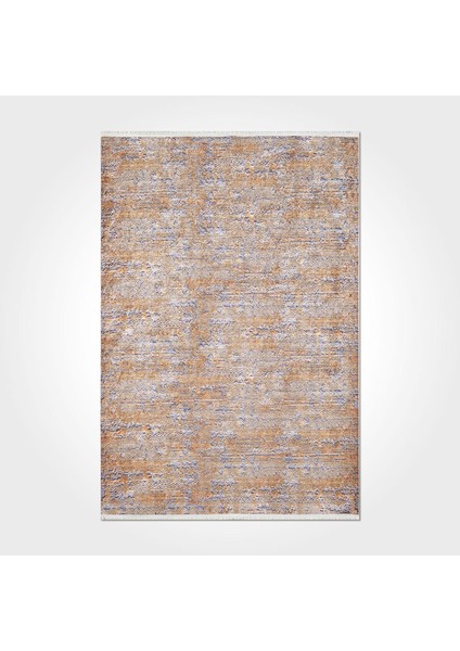 Eliza Eskitme Kahverengi Polyester Dikdörtgen Modern Desenli Pamuk Makinada Yıkanabilir Hav Toz Vermez Leke Tutmayan Kaymaz Taban Dijital Makine Baskı Salon Yolluk Mutfak Halı