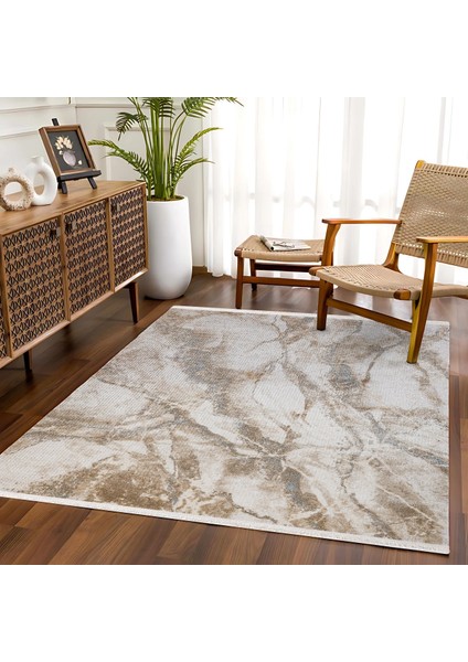 Mavi Modern Etnik Desenli Pamuk Makinada Yıkanabilir Hav Toz Vermez Leke Tutmayan Kaymaz Taban Dijital Makine Baskı Salon Yolluk Mutfak Halı fırsatları