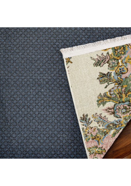 Kahverengi Klasik Etnik Modern Desenli Pamuk Makinada Yıkanabilir Hav Toz Vermez Leke Tutmayan Kaymaz Taban Dijital Makine Baskı Salon Yolluk Mutfak Halı indirimleri