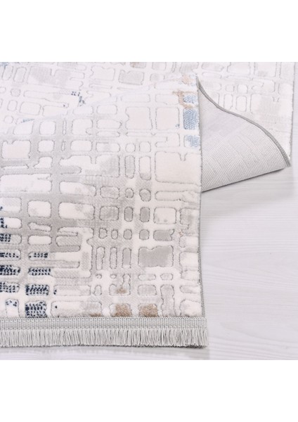 Alayah Modern Gri Yün Dikdörtgen Modern Desenli Akrilik Hav Vermeyen Leke Tutmayan Kolay Temizlenen Yumuşak Makine Salon Yolluk Mutfak Halı modelleri