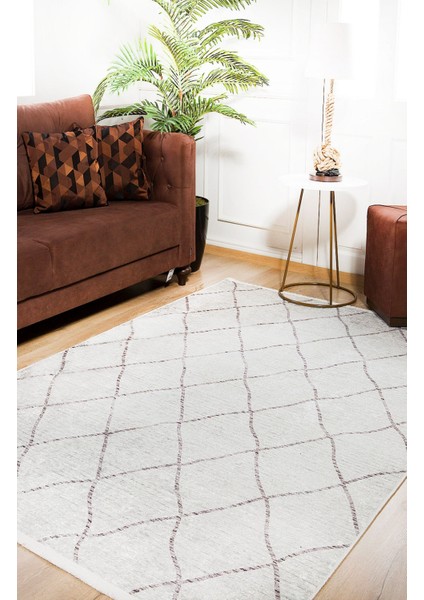 Çengcou Krem Modern Etnik Desenli Makinada Yıkanabilir Hav Toz Vermez Leke Tutmayan Kaymaz Taban Dijital Makine Baskı Salon Yolluk Mutfak Halı modelleri