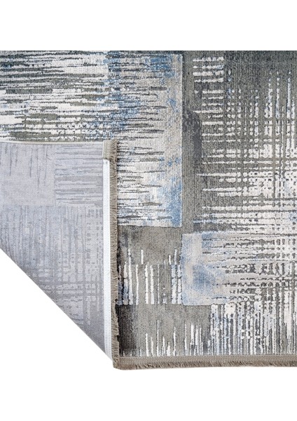 Modern Mavi Akrilik Dikdörtgen Modern Desenli Akrilik Hav Vermeyen Leke Tutmayan Kolay Temizlenen Yumuşak Makine Salon Yolluk Mutfak Halı modelleri