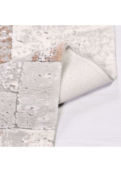 Amelia Geometrik Krem Yün Dikdörtgen Modern Desenli Akrilik Hav Vermeyen Leke Tutmayan Kolay Temizlenen Yumuşak Makine Salon Yolluk Mutfak Halı modelleri