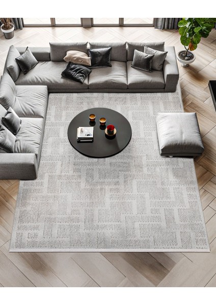 Krem Geometrik Etnik Modern Desenli Pamuk Makinada Yıkanabilir Hav Toz Vermez Leke Tutmayan Kaymaz Taban Dijital Makine Baskı Salon Yolluk Mutfak Halı fırsatları