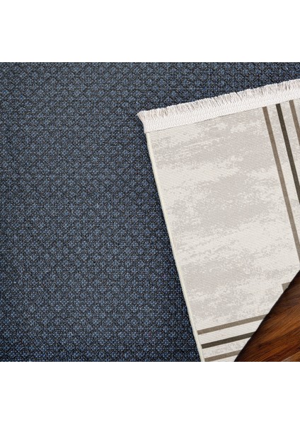 Krem Çerçeveli Etnik Modern Desenli Pamuk Makinada Yıkanabilir Hav Toz Vermez Leke Tutmayan Kaymaz Taban Dijital Makine Baskı Salon Yolluk Mutfak Halı indirimleri