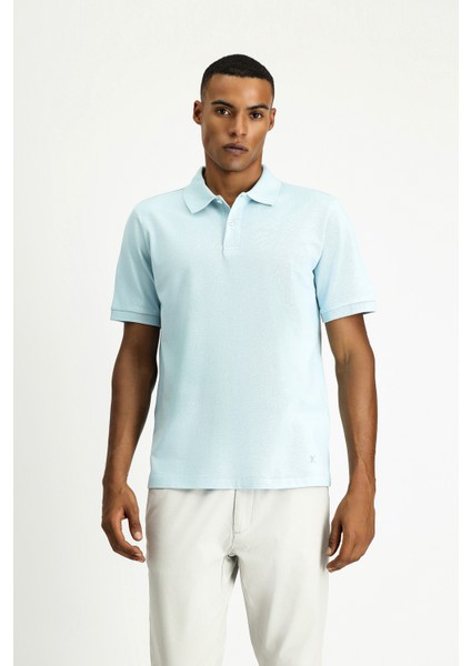 Polo Yaka Regular Fit Nakışlı Pamuk Tişört fiyatları