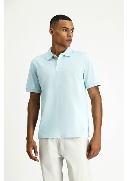 Polo Yaka Regular Fit Nakışlı Pamuk Tişört modelleri