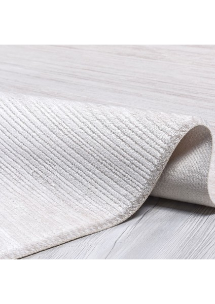 Angelina Çizgili Krem Yün Dikdörtgen Modern Desenli Akrilik Hav Vermeyen Leke Tutmayan Kolay Temizlenen Yumuşak Makine Salon Yolluk Mutfak Halı fiyatları
