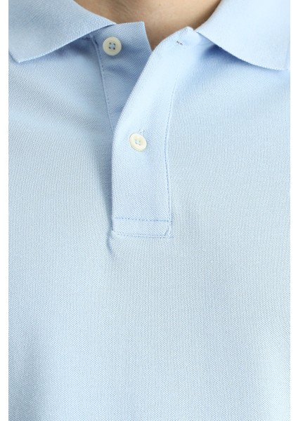 Slim Fit Dar Kesim Nakışlı Pamuk Polo Yaka Tişört indirimleri