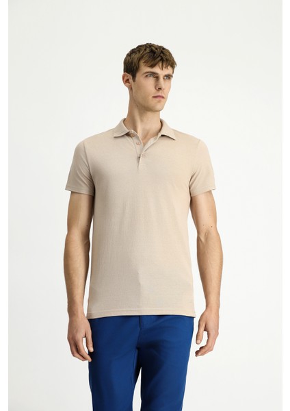 Polo Yaka Regular Fit Nakışlı Pamuklu Tişört modelleri