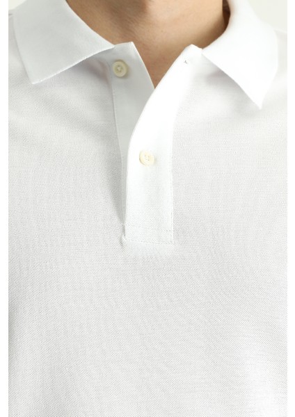 Slim Fit Dar Kesim Nakışlı Pamuk Polo Yaka Tişört indirimleri