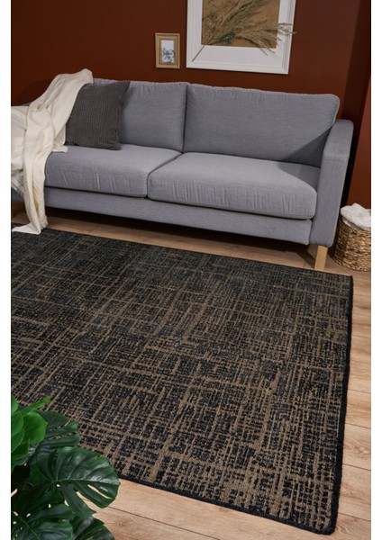Miami Antrasit Geometrik Etnik Modern Desenli Hav Vermeyen Leke Tutmayan Kolay Temizlenen Yumuşak Makine Salon Yolluk Mutfak Halı fiyatları