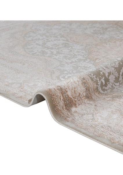 Klasik Krem Viskon Dikdörtgen Modern Desenli Akrilik Hav Vermeyen Leke Tutmayan Kolay Temizlenen Yumuşak Makine Salon Yolluk Mutfak Halı modelleri