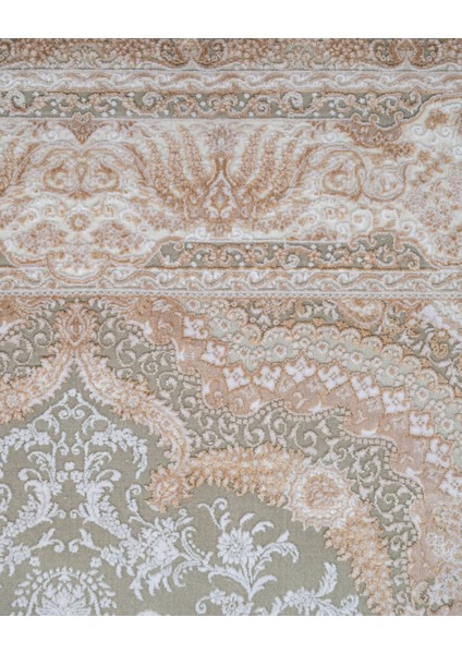 Klasik Krem Viskon Dikdörtgen Modern Desenli Akrilik Hav Vermeyen Leke Tutmayan Kolay Temizlenen Yumuşak Makine Salon Yolluk Mutfak Halı indirimleri